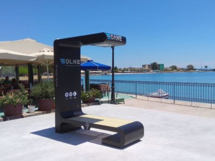 Εγκατάσταση Έξυπνου Παγκακίου (Smart Bench) στο Λιμάνι της Ερέτριας